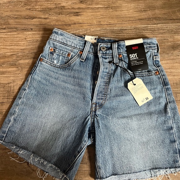 Levi's Pants - 501 Levi's Blue Denim shorts